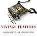 Steampunk Monocle Goggles Victorian Left Side with Double Clip on Loupe Gold