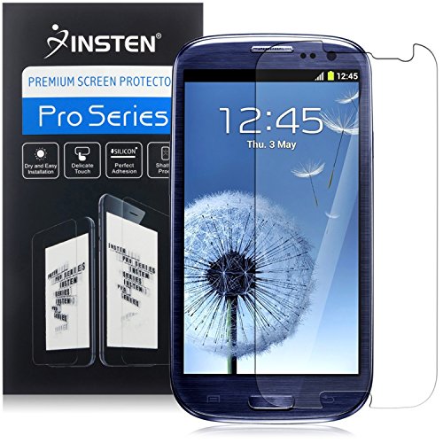 Insten Samsung Galaxy S III 2x S3 GT-i9300 Premium Invisible Clear LCD Screen Protector Cover Guard Shield Protective Film Kit 2 Pieces