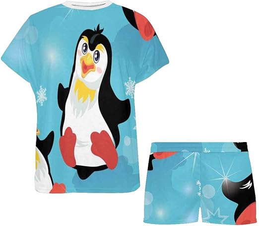 penguin pajama shorts