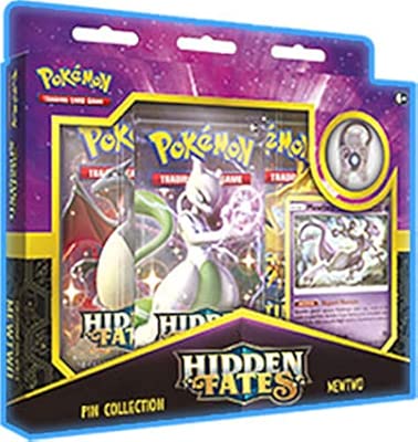 Pokemon Sm115 Hidden Fates Pin Collection Mewtwo Multicolor