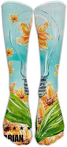 Wangjianhuan Powered By Plants Vegan Vegetarianism Bodybuilding Custom Knee High Socks Football Baseball Long Stockings For Men Women