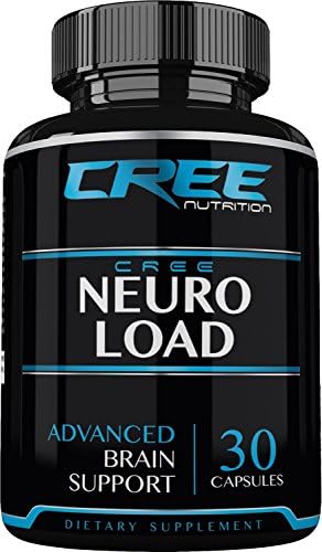CREE Nutrition Neuro Load, Extra Strength -Energy- Brain Supplement for Focus, Clarity &amp; Memory- Mental Performance Nootropic - Brain Booster Formulated with Super Ginkgo Biloba, St Johns Wort, &amp; More