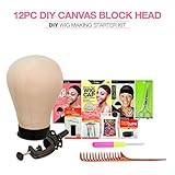 Studio Limited Canvas Block Head DIY Wig Making Starter Kit 12pcs (23