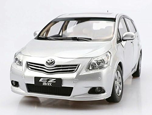 Toyota EZ Verso FUV Fashionable Utility Vehicle Scale 1:18 Diecast Model Car Lunar Silver Metallic