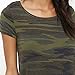 FV RELAY Women's Summer Casual Short Sleeve Camo Print Dresses Stretch Swing Dress for Work (S,Army Green)