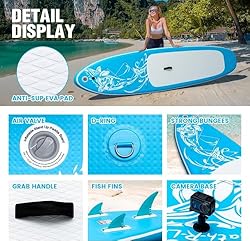 FEATH-R-LITE Inflatable Paddle Board Stand Up