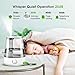 Homasy Cool Mist Humidifiers 5L for Large Room, Ultrasonic Humidifier for Bedroom Baby and Office, Air Vaporizer Unit with Whisper-Quiet Operation, Auto Shut-Off Protection and 40 Hours Working