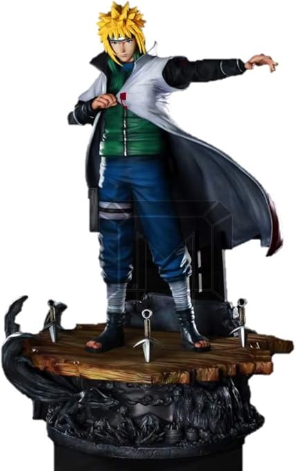 Amazon 人気予約 ナルト 四代目火影 波風ミナト フィギュア ガレージキット 海外m 限定品 樹脂製 スタチュー １ 6 フィギュア ドール 通販