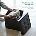 Sable Storage Ottoman Cube Foldable Bench, 15