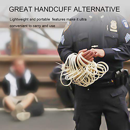 Length 35.4” Flex Cuffs, 10Pcs Heavy Duty Zip Tie Handcuffs Restraint