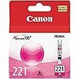 Canon CLI-221 Magenta Compatible to iP4600/iP3600/iP4700,MP620/MP640/MP560,MP980/MP990,MX860,MX870 Printers