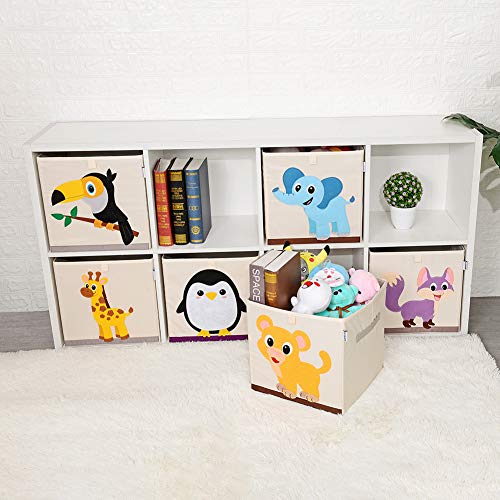 CLCROBD Foldable Animal Cube Storage Bins Fabric Toy Box/Chest