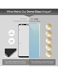 Protector de pantalla Dome Glass Galaxy S9 Plus, cobertura de vidrio moderado curvo 3D de cobertura total [Tecnología de dispersión de líquidos] Instalación fácil de Whitestone para Samsung Galaxy S9 + (2018)   1 paquete