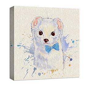Canvas Wall Art Cute Abstract Animals...