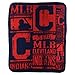 MLB Strength Fleece Throw Blanket 50 x 60 (Cleveland Indians)