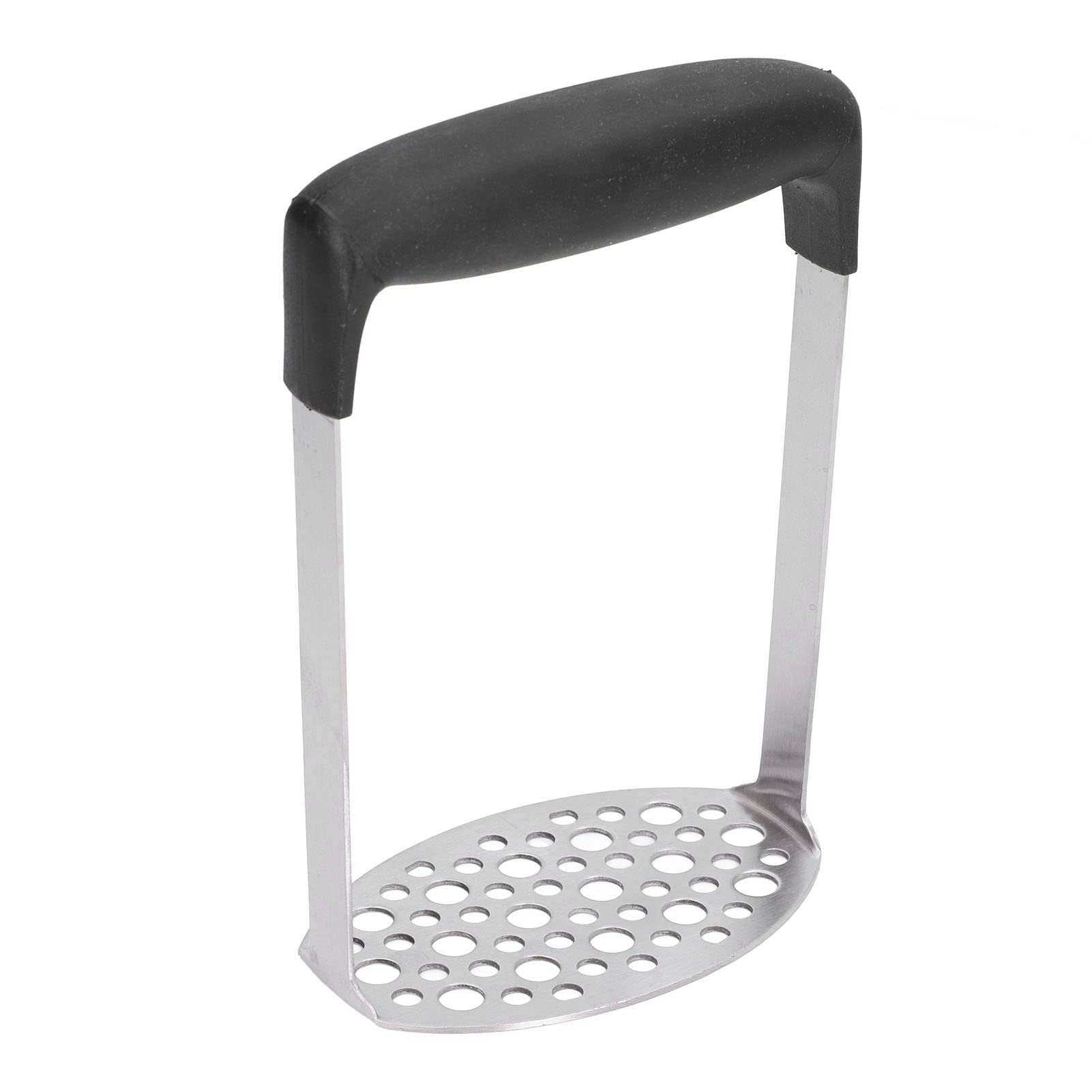 Kitchen Potato Masher, Large Mashing Pan Drable Stainless Steel Potato Pressure Masher with Anti Slip Handle for Potato for Sweet Potato