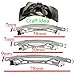 YYCRAFT 50 Pack French Barrette 2-3/8-Inch Hair Clips Fun Craft Beading Project, 60mm, Silver Tone