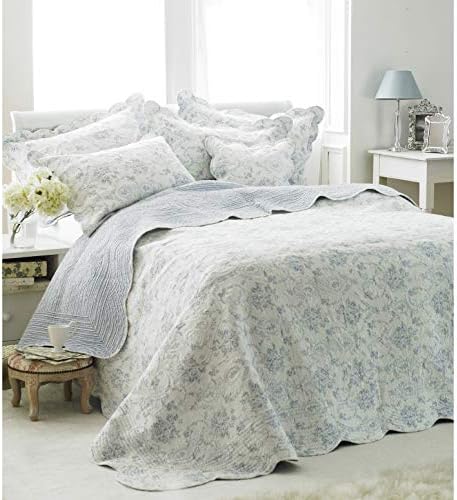 Riva Paoletti Etoille Bedspread (Queen) (Blue)