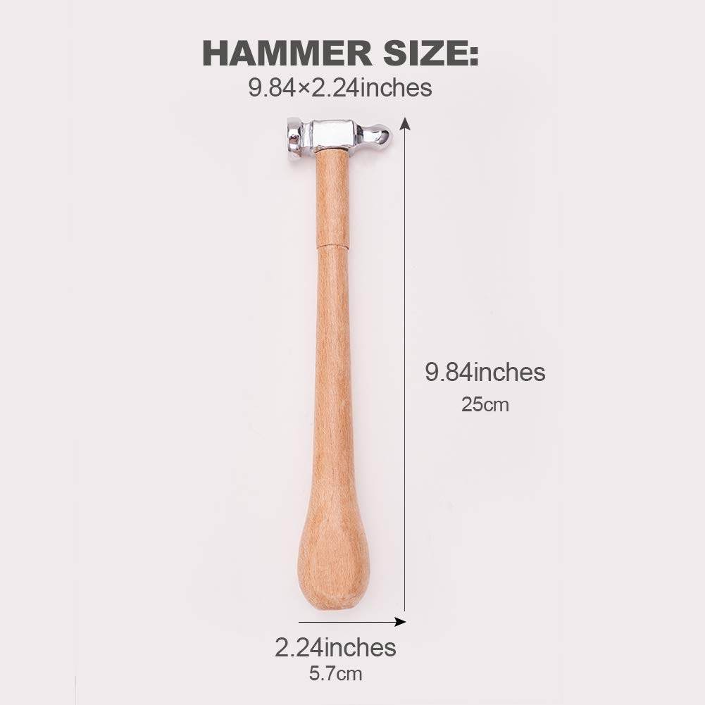 Two-Sided Carbon Steel Chasing Hammer, 10