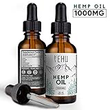 Hemp Oil for Pain (1000mg -30ml) (1) | Colorado Farmed and Manufactured | Pure Organic Hemp Oil for Sleep - Hemp Oil for Anxiety | Vegan Omega - 3, 6, 9 | Made in USA