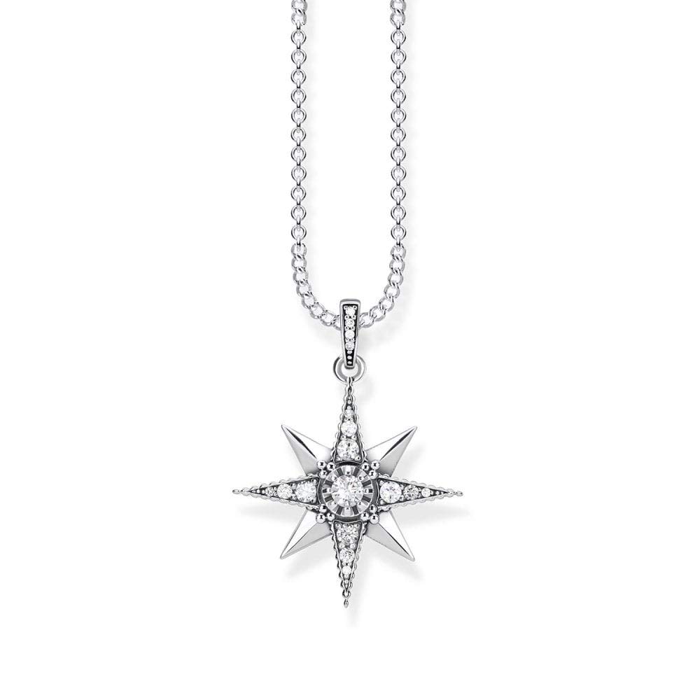 Thomas Sabo Women Necklace Royalty Star 925 Sterling Silver KE1825-643-14-L45v — image 1