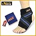 Ankle Brace Support by Motion Infiniti - Adjustable & Breathable with Strap - Premium Quality, Sprains Prevention, Injury Recovery & Performance Enhancement -FREE $5 Gift - 100% Money Back Guarantee!