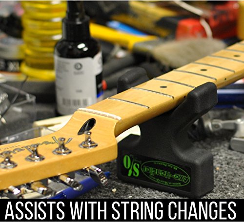 New Axe-Handler Instant Guitar Stand, String-Out Version with Black Finish - Multi-Use as a Neck Support for String Changes, Cleaning, and Repairs 