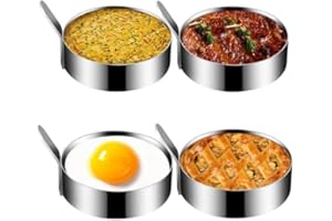 Durable Stainless Steel Omelette Mould,Thickened Omelette Ring for Home and Kitchen
