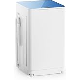 Auertech 18 lbs Portable Washing Machine, Fully Automatic Portable Washer with LED Display, 7 Wash Cycles, 4 Water Levels, Top Load Washing Machine for Apartment, RV, Dorm, Home