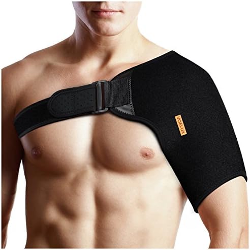 VOELUX Adjustable Shoulder Brace & Rotator Cuff Support for Injury Prevention and Recovery