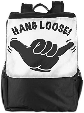 Olasy Hand Looose Messenger Bag Shoulder Backpack Travel Hiking Rucksack For Womens Mens Boys Girls School Bookbags One Size