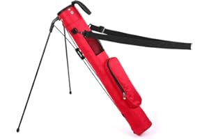 LONGCHAO Golf Bag, Lightweight Golf Club Bags with Stand and Strap, Pitch and Putt Golf Bag 2 Way Driver Golf Bags, Golf Gifts for Men