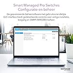 NETGEAR-48-Port-Gigabit-Ethernet-Smart-Managed-Pro-Switch-GS748T-with-4-x-1G-SFP-DesktopRackmount-and-ProSAFE-Lifetime-Protection