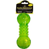 Hyper Pet Dura Squeaks Sphere Hundeball – Schwimmendes Apportierspielzeug Mit Quietscher, Aus EVA-Schaum (Neongrün)