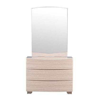 HomeTown Alexandria High Gloss Dresser with Mirror