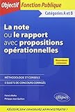 La note ou le rapport avec propositions opérationnelles (Objectif fonction publique) by 