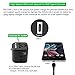 Travel Adapter Universal International Power Adapter Quick USB Charger with 1 Type C and 3 USB Ports All in One Worldwide Power Outlet Converter Wall Plug Adapter for USA/EU/UK/AUS(Black）