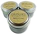 Candlecopia Rain Water, Sea Mist and Beach Linen Strongly Scented Hand Poured Vegan Travel Tin Candles, 3 x 4 Ounce Tins