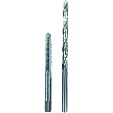 Century Drill &amp; Tool 95403 Fractional Tap &amp; Drill Combo Pack, 1/4-20 NC | Tap: .20" Drill: Straight shank, Features a plug tap, the most commonly used tap style