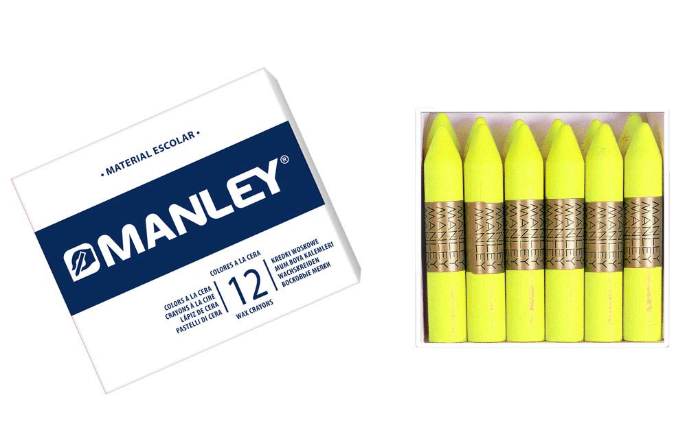 Manley 2 – Wax Crayons, Pack of 12