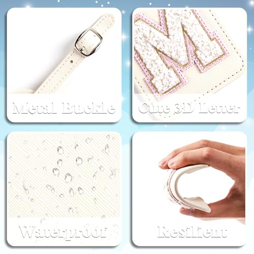 Anntry Custom Luggage Tags for Suitcases,PU Leather Luggage Tag with ID Tag and Total Privacy Protection Travel Game Accessories