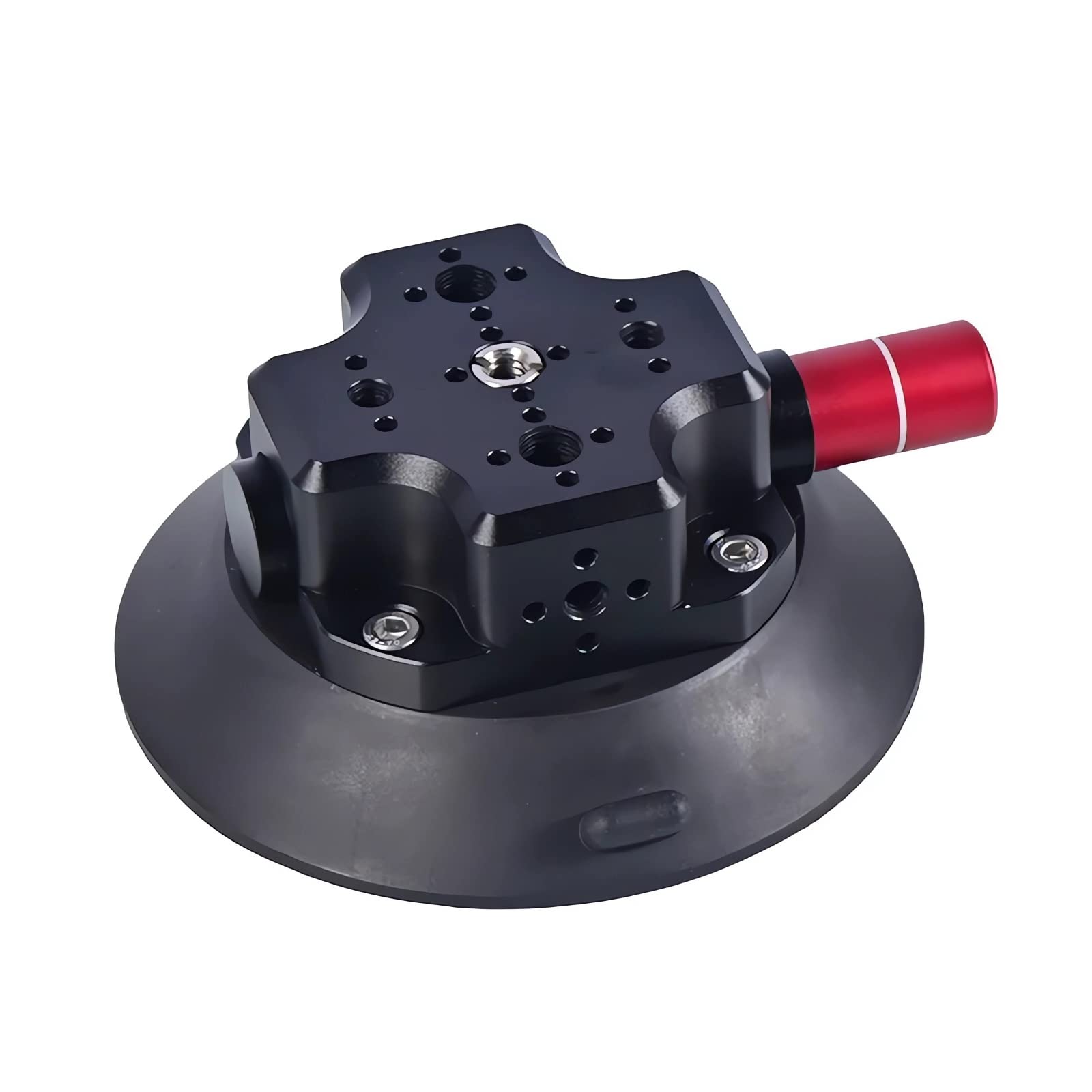 Photo 1 of MIMIRACLE Camera Suction Cup Mount, 4.5" Pump-actived Vacuum Suction Mount Compatible with Action Cameras, DSLR Cameras, Securely Attach Your Camera -Black