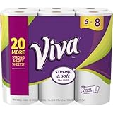 VIVA Choose-a-Sheet Big Roll Paper Towels, White, 88 sheets, 6 rolls