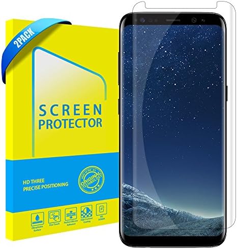 [2-pack] 3D Matte PET Samsung S8 Plus Screen Protector [Full Coverage],WANGCL[Bubble-Free] HD Fit Touch Accurate with Easy to Install Suits For Samsung S8 Plus -Clear [2-pack]