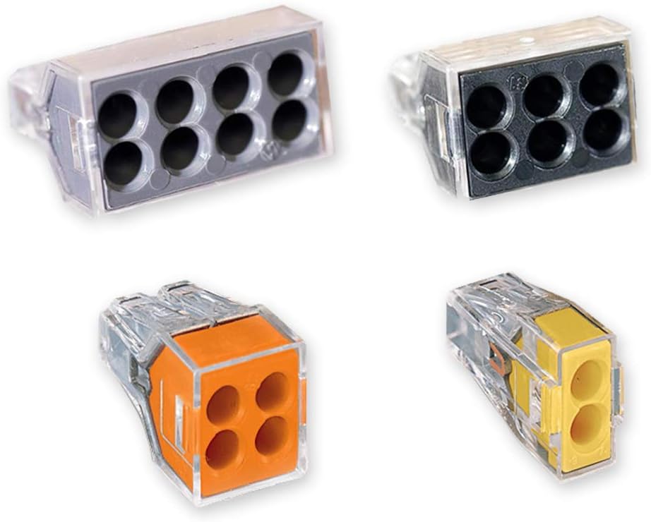 WAGO 773 WALLNUTS 300pc Push Wire Connector Assortment Pack, Conduit