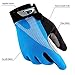 HENDGO Cycling Gloves Lce Silk High Elastic Breathable Silicone Non-Slip, Sunscreen, Breathable, Anti-Static.Outdoor Sports Gloves, Full Finger And Half finger
