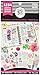me & my BIG ideas Sticker Value Pack - The Happy Planner Scrapbooking Supplies - Today Is The Day Theme - Multi-Color & Gold Foil - Great for Projects & Albums - 30 Sheets, 1234 Stickers Total