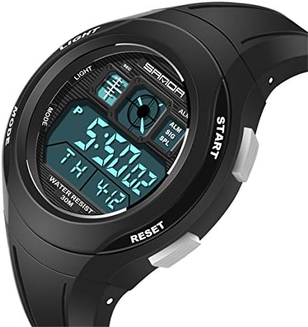 Kids Outdoor Sport LED Digital Electrical Luminescent Waterproof Alarm Children Dress Wrist Watch