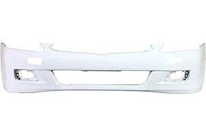 BUMPERS THAT DELIVER - Painted NH578 Taffeta White Front Bumper Cover for 2006 2007 Honda Accord Sedan 4 Door 06 07, HO1000235