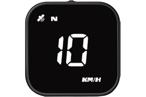 BY-J G4 GPS Speedometer for Car, HUD Heads Up Display Digital Speedometer with Speed MPH, Driving Distance, Sound Alarm Switch, Speed Alarm and Other Functions, Applicable to All Models